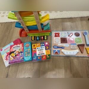 Gigglespace Car Toy Melissa Doug Puzzle PinkFong Sound Books